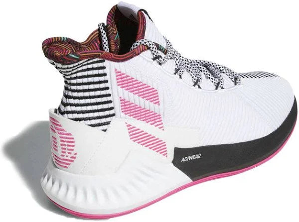 Adidas D Rose 9 Shoes for Women (Pink/White)