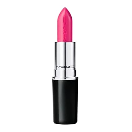 MAC Bright Pink Lipstick Glam