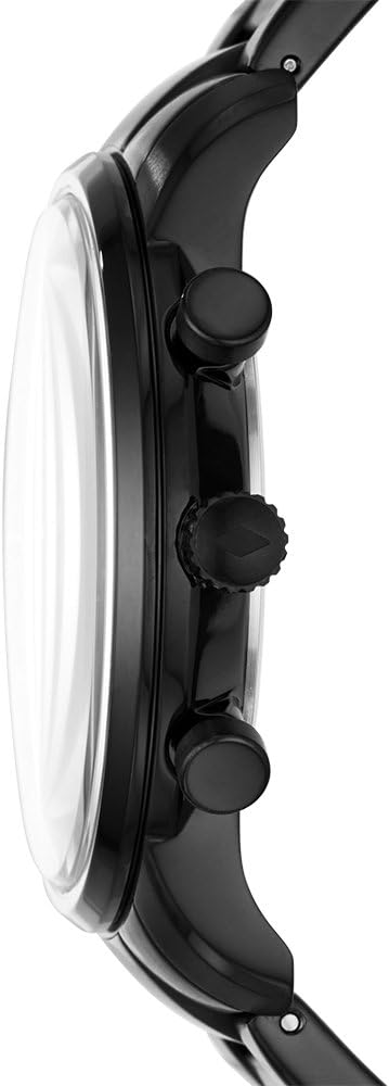 Fossil Men's 'Goodwin' Quartz Stainless Steel Casual Watch, Color: Black (Model: FS5413)