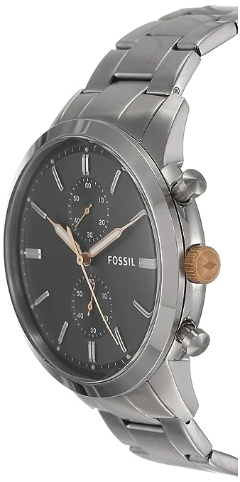 Fossil 44mm Townsman Analog Grey Dial Men's Watch - FS5407
