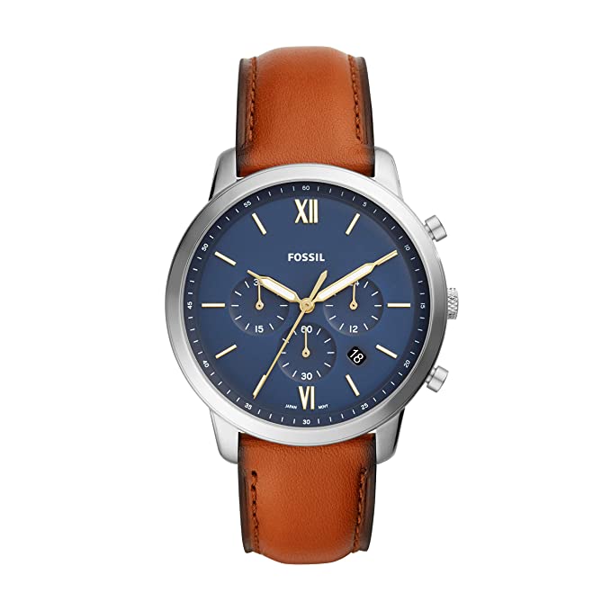Fossil Analog Blue Dial Men's Watch-FS5453