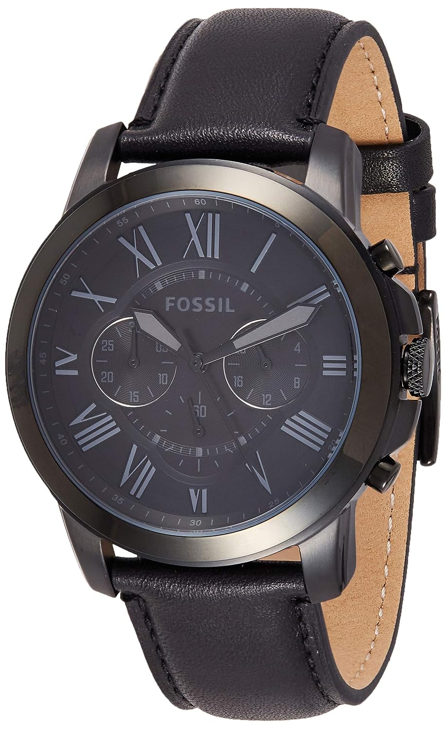Fossil Grant Analog Black Dial Men's Watch - FS5132