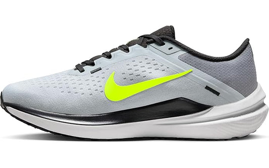 NIKE Mens Air Winflo 10 WOLF GREY/VOLT-SMOKE GREY-BLACK