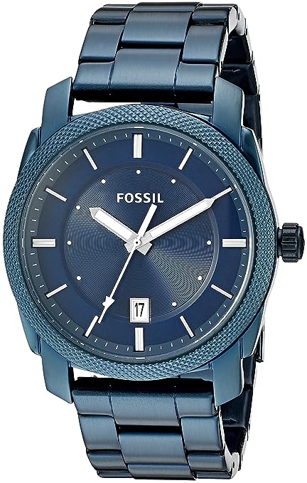 Fossil Machine Analog Blue Dial Men's Watch-FS5231