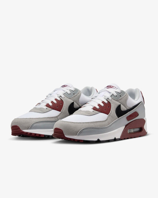 Nike AIR MAX 90 WHITE/BLACK-DARK TEAM RED-PURE PLATINUM