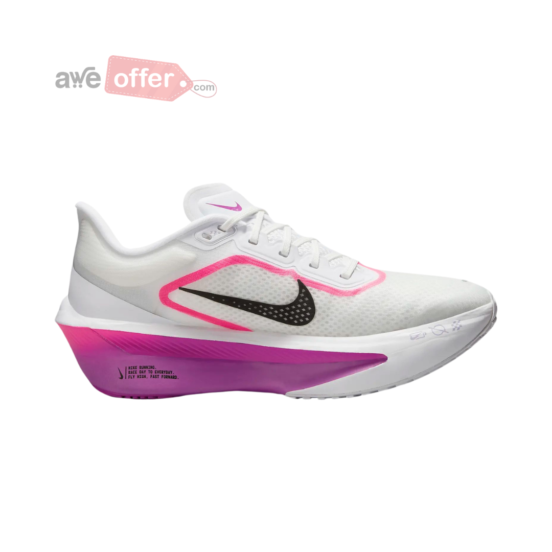 Nike Zoom Fly 6 White Vivid Grape Hyper Pink Black