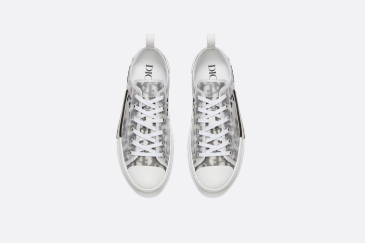 Dior B23 low ‘Dior Oblique’ Shoes for Unisex (White/Black)