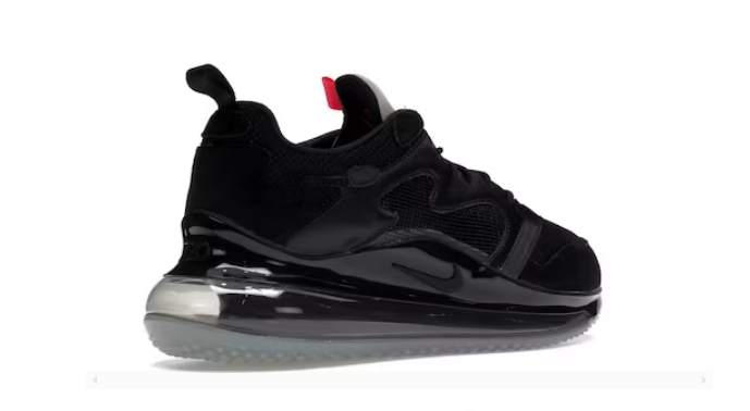Nike Air Max 720 OBJ Shoes for Women (Black/Red)