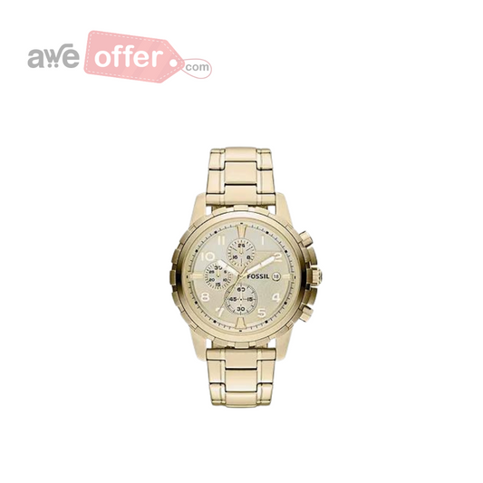 FOSSIL DEAN CHRONOGRAPH GOLD-TONE STAINLESS STEEL WATCH-FS4867