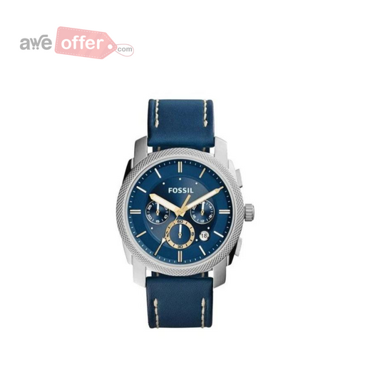 MEN'S FOSSIL MACHINE BLUE CHRONOGRAPH WATCH FS5262