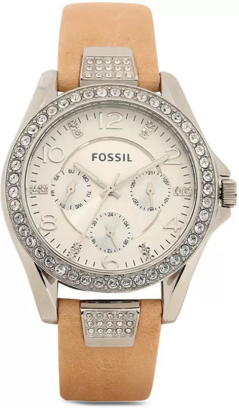 Fossil Analog Silver Dial Women's Watch-ES3889