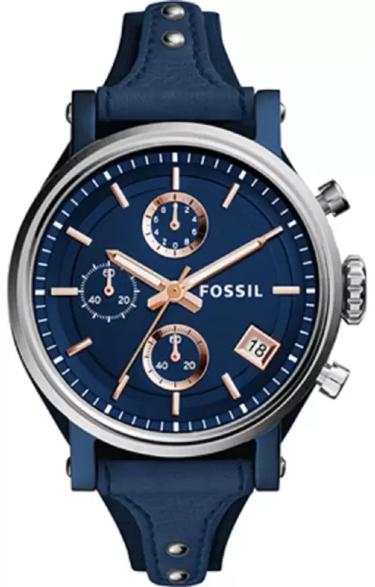 Fossil Analog Blue Dial Women's Watch-ES4113