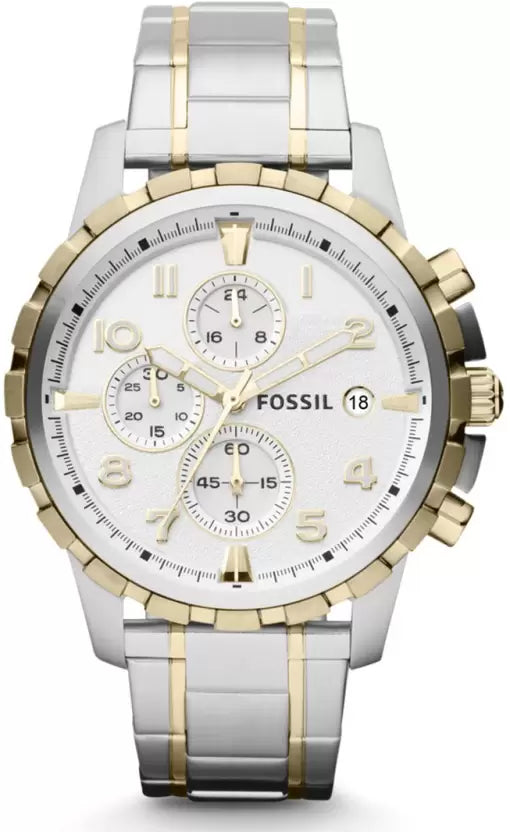 Fossil Casual Watch Analog Display Quartz For Men FS4795 Black (45mm)
