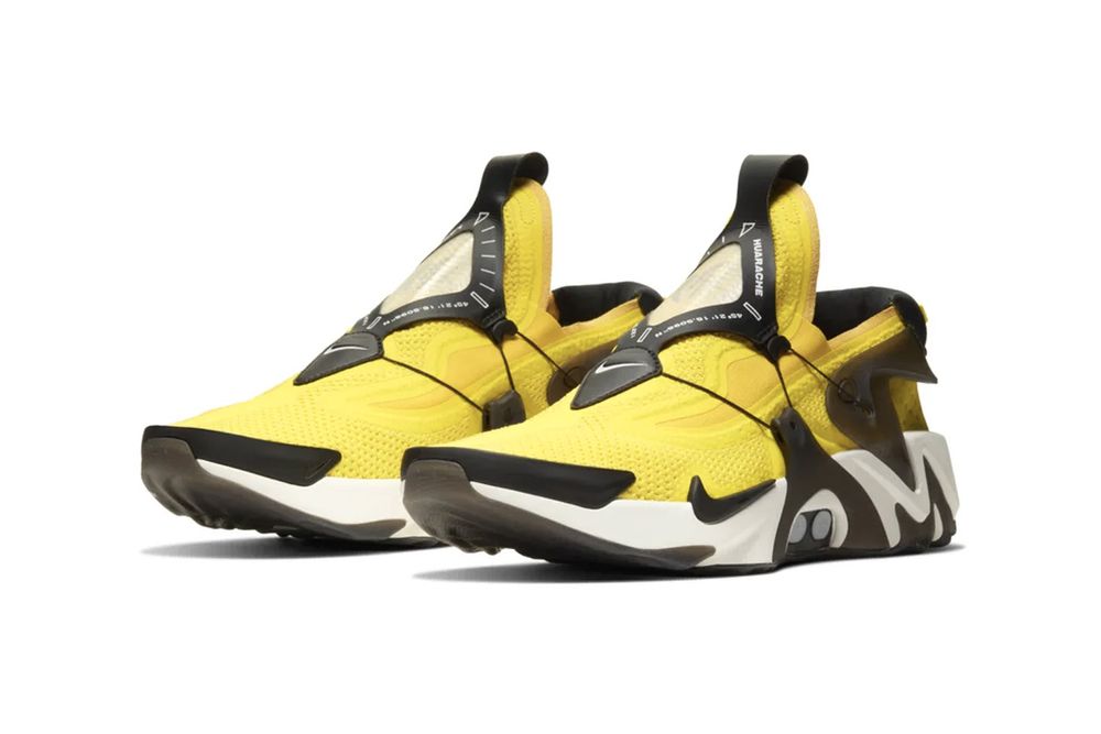Nike Adapt Huarache Shoes for Men (Yellow)