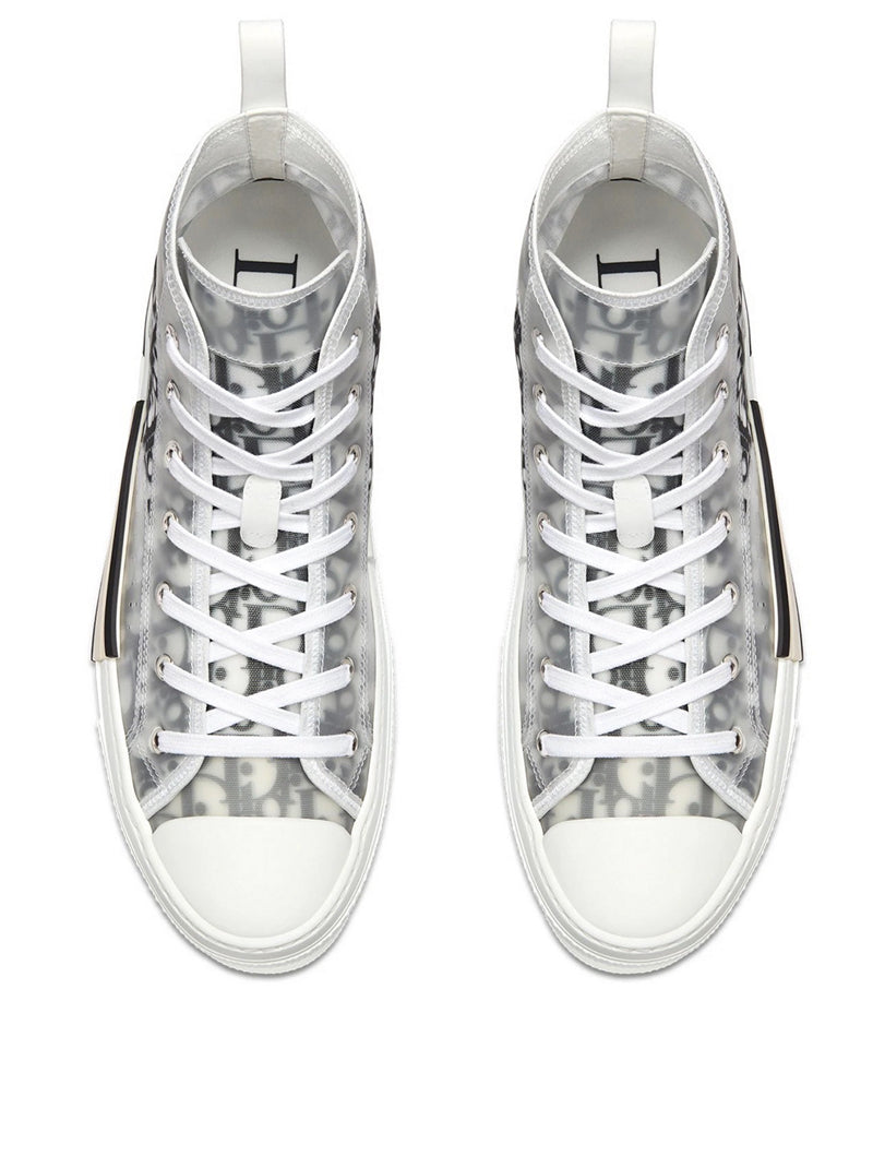 Dior B23 High ‘Dior Oblique’ Shoes for Unisex (White/Black)