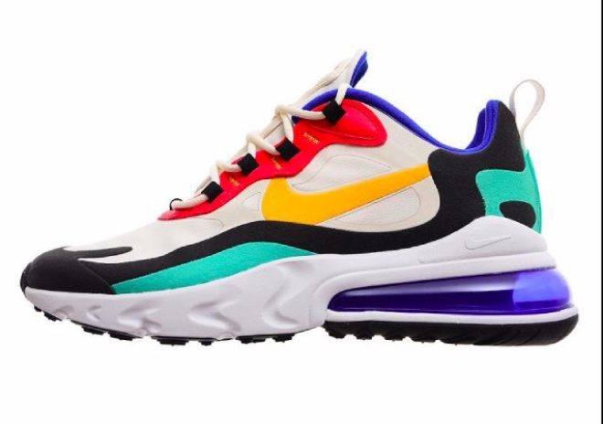 Nike Air Max 270 React Shoes for Women (Multicolor)