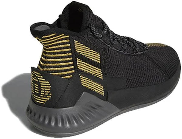Adidas D Rose 9 Shoes for Women (Black/Yellow)